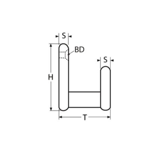 Coat hook A2-AISI 304
